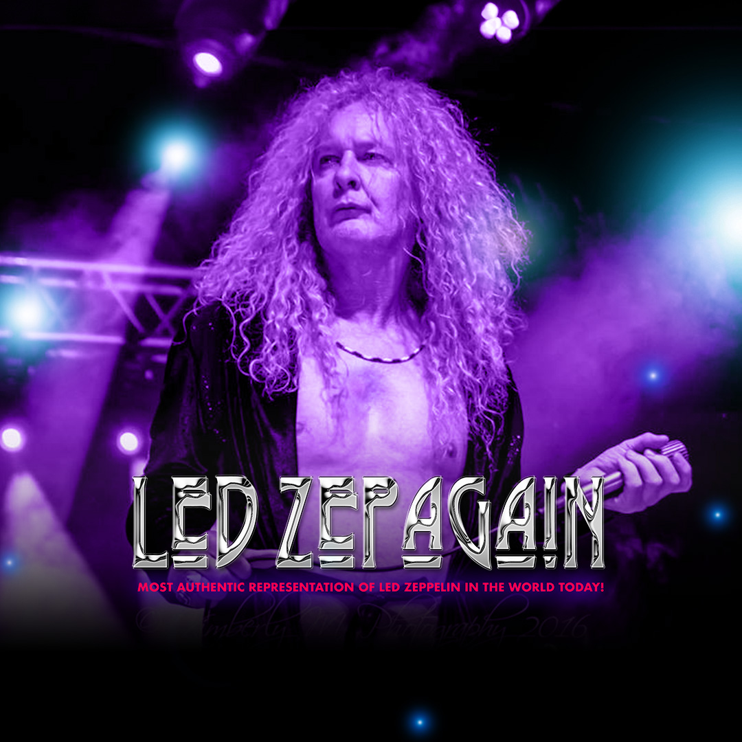 the lead singer of Led Zepagain, looking like robert plant